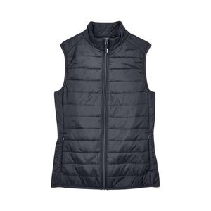 CORE365 Women's Prevail Packable Puffer Vest / Carbon